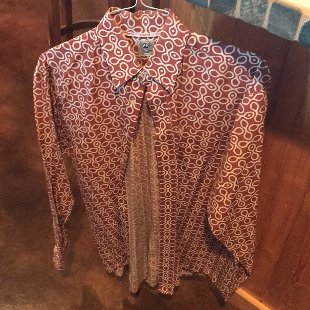 Cinch Western Shirt size Large